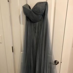 Jenny Yoo Annabelle Convertible-Mayan Blue Size 6